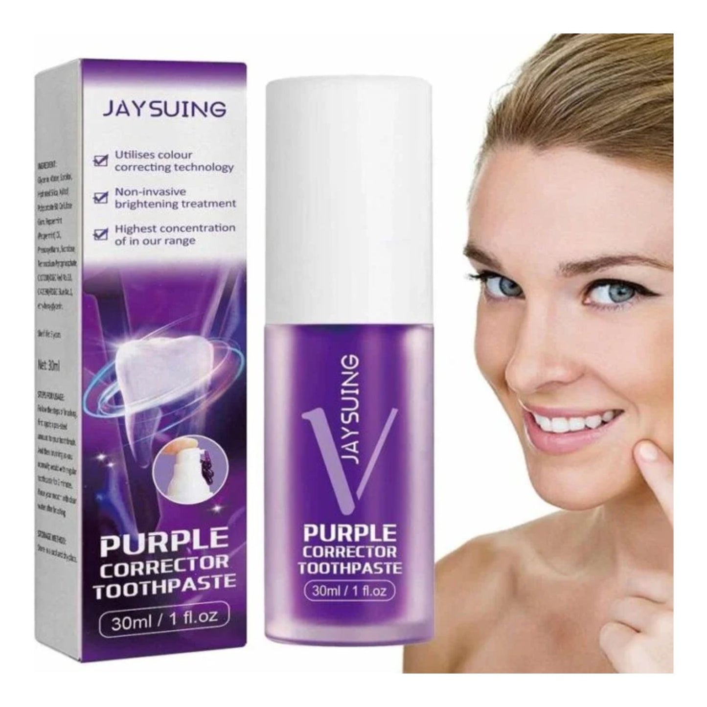 Crema dental Blanqueadora Purple Corrector Toothpaste